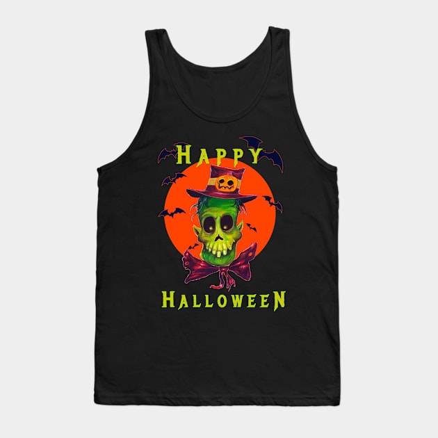 Happy Halloween Tank Top by CarmoStudio